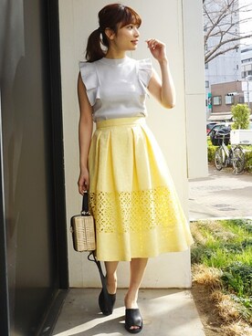 「パステルコーデ」｜尼子ゆいさん（レディース・158cm）の冬コーディネート