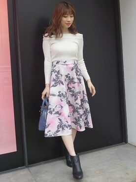 尼子ゆいさん(レディース・158cm)の冬コーディネート