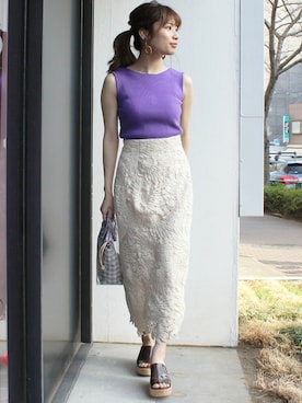 尼子ゆいさん（レディース・158cm）の冬コーディネート