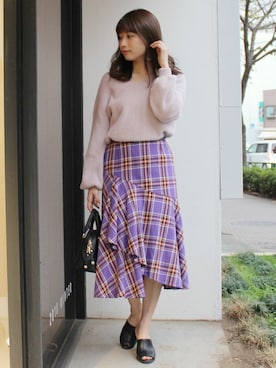 尼子ゆいさん（レディース・158cm）の冬コーディネート