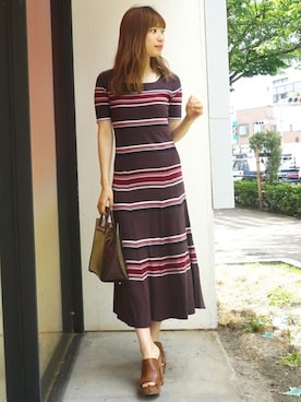 「コックリカラー」｜尼子ゆいさん（レディース・158cm）の秋コーディネート