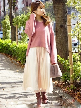 尼子ゆいさん（レディース・158cm）の秋コーディネート