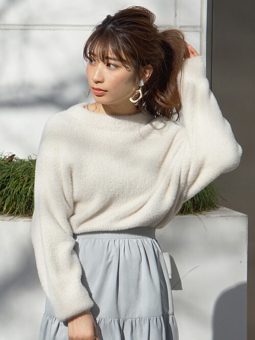 尼子ゆい Mercuryduo Mercuryduoのニット セーターを使ったコーディネート Wear