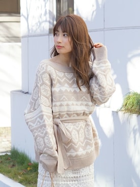 尼子ゆいさん（レディース・158cm）の冬コーディネート