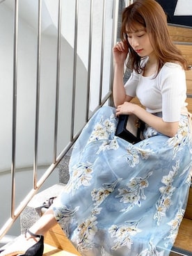 尼子ゆいさん（レディース・158cm）の春コーディネート