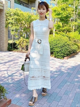 尼子ゆいさん（レディース・158cm）の春コーディネート