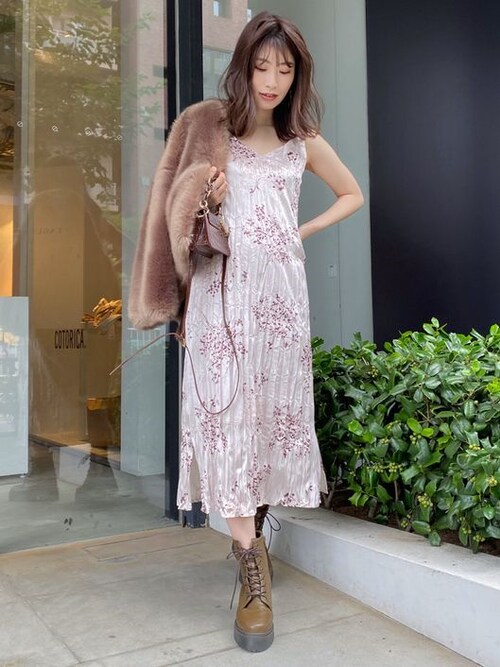Mercuryduo尼子ゆいさんのワンピースを使ったコーディネート Zozotown