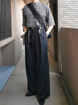 「sulvam」｜ｾﾒﾝﾄさん（メンズ・189cm）の春コーディネート