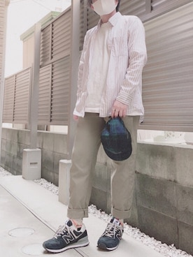 「PENDLETON（ペンドルトン）のアイテム（キャップ）」を使った、Araさん（メンズ・162cm）の春コーディネート