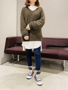 AYAさん（レディース・158cm）の冬コーディネート