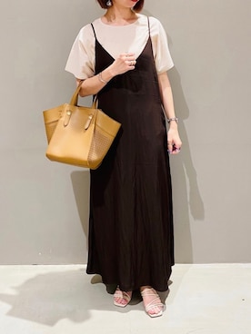 「Me%（ミィパーセント）のアイテム（ピアス（両耳用））」を使った、AYAさん（レディース・158cm）の夏コーディネート