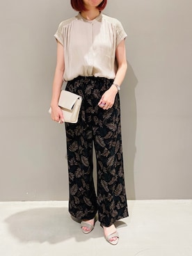 「JEANASIS（ジーナシス）のアイテム（リング）」を使った、AYAさん（レディース・158cm）の夏コーディネート