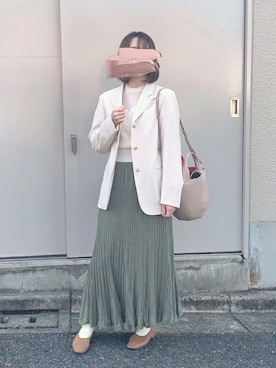 「SNIDEL（スナイデル）のアイテム（アクセサリー）」を使った、shellさん（レディース・160cm）の冬コーディネート