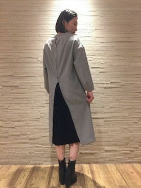 「プリーツデザイン」｜ELENDEEK新宿ルミネ店さん（レディース・163cm）の秋コーディネート