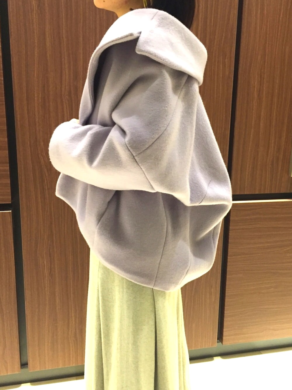 ELENDEEK（エレンディーク）の「オーバーカラーフォルムコート（ステン