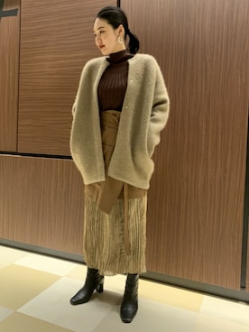 「ELENDEEK（エレンディーク）のアイテム」を使った、ELENDEEK新宿ルミネ店さん（レディース・163cm）の秋コーディネート