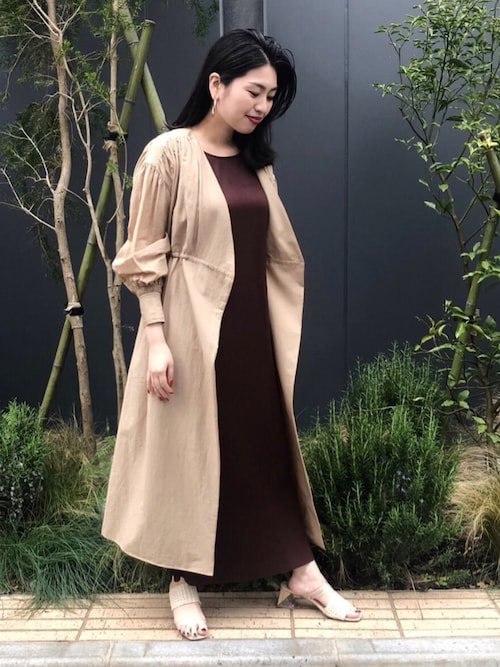 ELENDEEK（エレンディーク）の「カシュクールギャザーワンピース