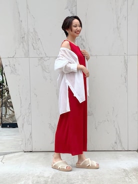 クリスタルプリーツタンクワンピースを使った人気ファッションコーディネート Wear クリスタルプリーツタンクワンピースを使った人気ファッションコーディネート Wear