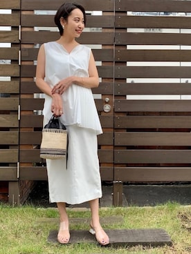 ELENDEEK新宿ルミネ店さん（レディース・153cm）の夏コーディネート