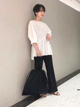 ELENDEEK新宿ルミネ店さん（レディース・153cm）の夏コーディネート