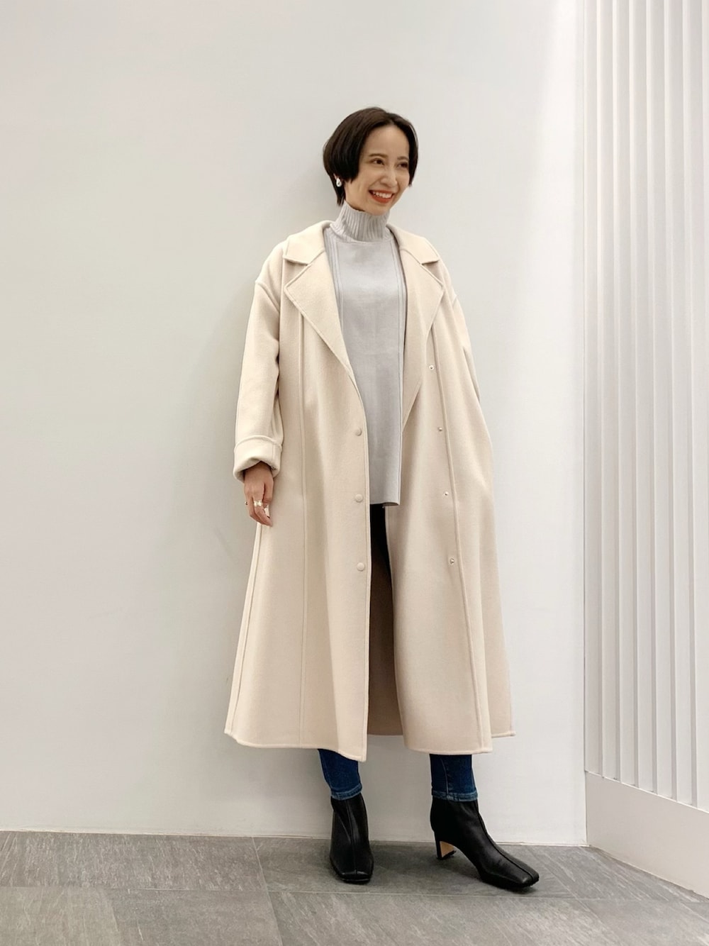 ELENDEEK（エレンディーク）の「2WAY シングルウースコート（ステン