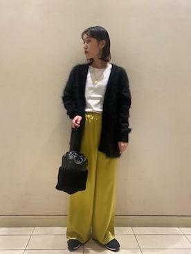 甲斐里奈さん（レディース・158cm）の冬コーディネート