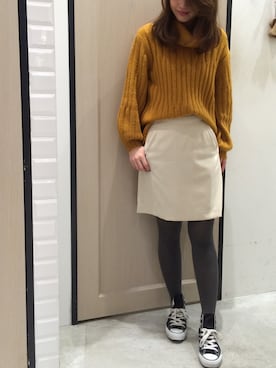 UNRELISH HEP FIVE店 STAFFさん(レディース・160cm)の冬コーディネート