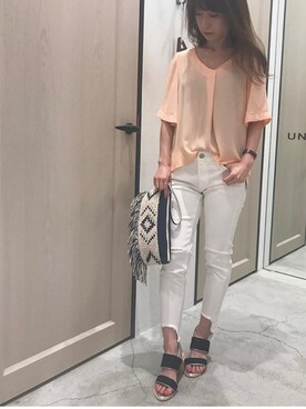 UNRELISH HEP FIVE店 STAFFさん(レディース・160cm)の春コーディネート