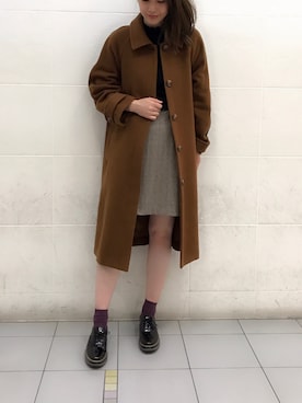 「UNRELISH」｜「アイテム（ジャケット/アウター）」を使った、UNRELISH　HEP FIVE店 STAFFさん（レディース・160cm）の秋コーディネート