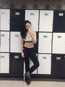 「fitness」｜Chiu Boboさん（レディース・165cm）の春コーディネート