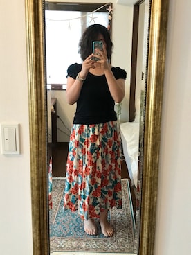 「Kahiko（カヒコ）のアイテム」を使った、kinakuroさん（レディース・168cm）の夏コーディネート