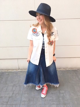 chihiroさん（レディース・151cm）の夏コーディネート