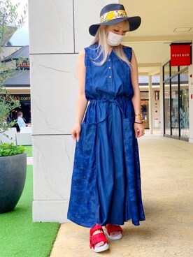 chihiroさん（レディース・151cm）の夏コーディネート