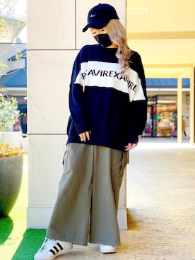 chihiroさん（レディース・151cm）の冬コーディネート