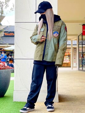 chihiroさん（レディース・151cm）の冬コーディネート