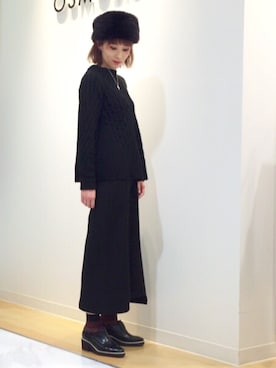 OSMOSIS大分 ORIEさん（レディース・169cm）の冬コーディネート