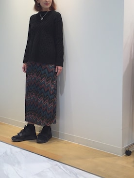 OSMOSIS大分 ORIEさん（レディース・169cm）の冬コーディネート