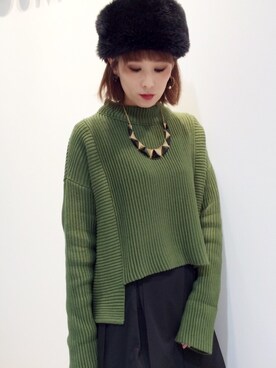 OSMOSIS大分 ORIEさん(レディース・169cm)の冬コーディネート