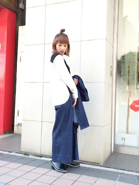 OSMOSIS大分 ORIEさん(レディース・169cm)の冬コーディネート