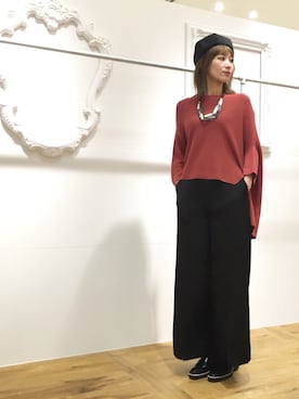 OSMOSIS大分 ORIEさん(レディース・169cm)の春コーディネート