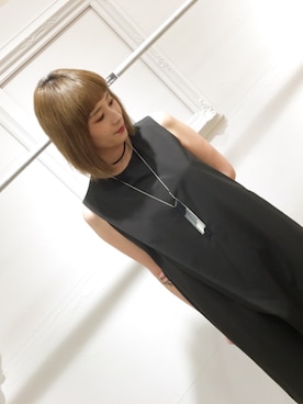 「OSMOSIS（オズモーシス）のアイテム（オールインワン・サロペット）」を使った、OSMOSIS大分 ORIEさん（レディース・169cm）の春コーディネート