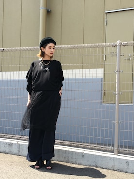 OSMOSIS大分 ORIEさん（レディース・169cm）の春コーディネート