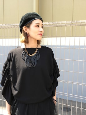 「OSMOSIS（オズモーシス）のアイテム」を使った、OSMOSIS大分 ORIEさん（レディース・169cm）の春コーディネート