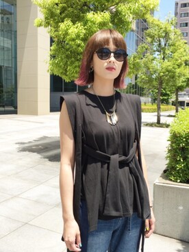 OSMOSIS大分 ORIEさん(レディース・169cm)の夏コーディネート