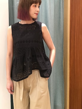 OSMOSIS大分 ORIEさん（レディース・169cm）の夏コーディネート