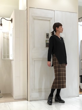 OSMOSIS大分 ORIEさん（レディース・169cm）の冬コーディネート