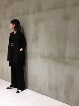 「OSMOSIS（オズモーシス）のアイテム（その他アウター）」を使った、OSMOSIS大分 ORIEさん（レディース・169cm）の春コーディネート