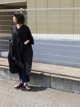 「OSMOSIS（オズモーシス）のアイテム」を使った、OSMOSIS大分 ORIEさん（レディース・170cm）の秋コーディネート