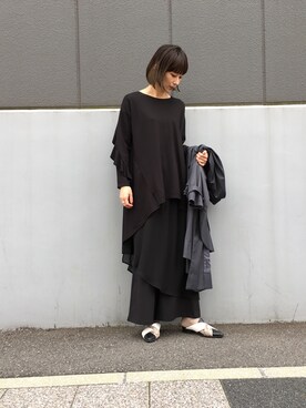 OSMOSIS大分 ORIEさん(レディース・170cm)の冬コーディネート