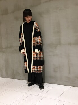 OSMOSIS大分 ORIEさん（レディース・170cm）の冬コーディネート